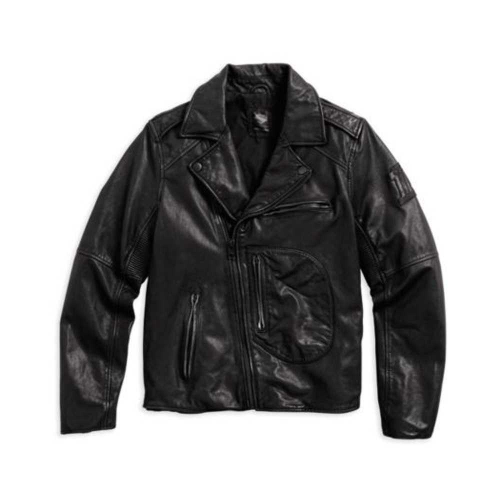 NWT Harley Davidson Vintage Leather Fashion Biker Jacket Slim Fit Sz M